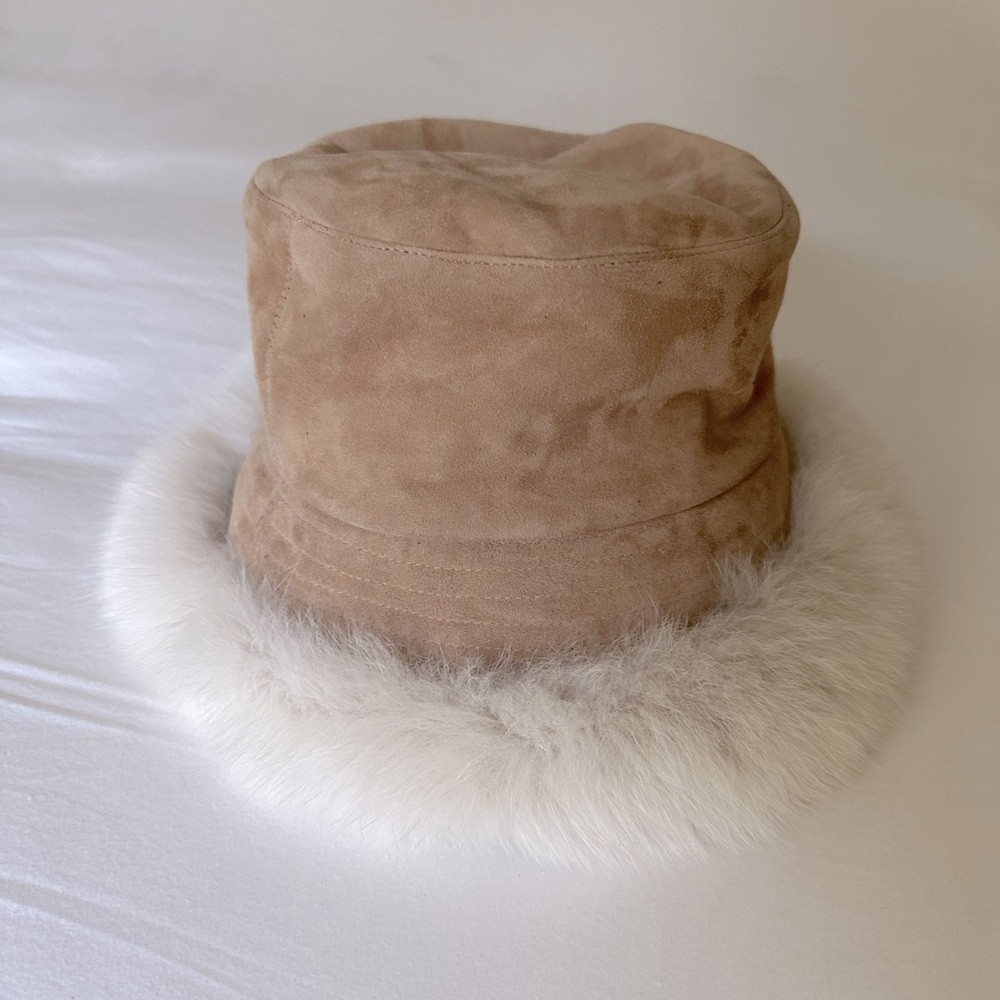 Kokin New York Fur and Suede Hat